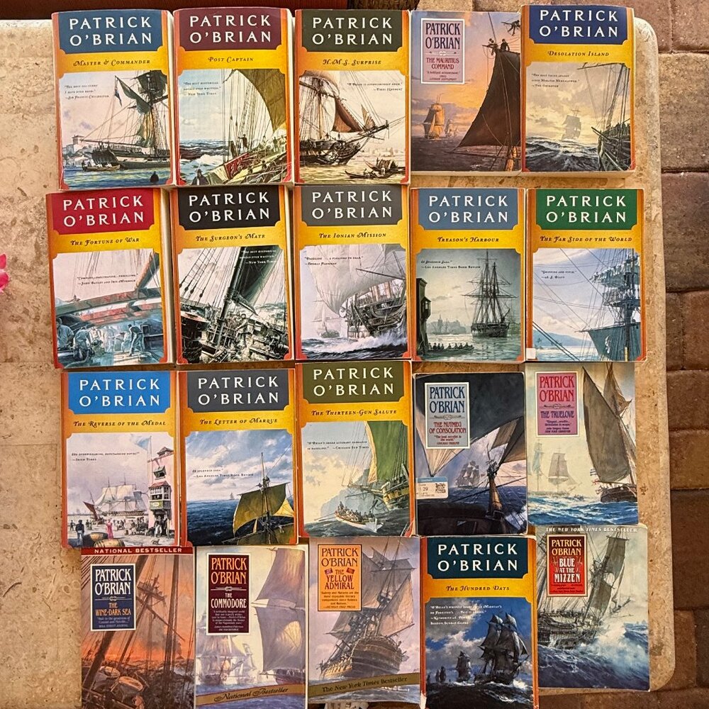 Patrick O'Brian AUBREY-MATURIN Complete‎ Set Series #1-20 ~ Paperback Books